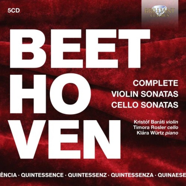 Beethoven - Complete Violin Sonatas & Cello Sonatas | Brilliant Classics 96112