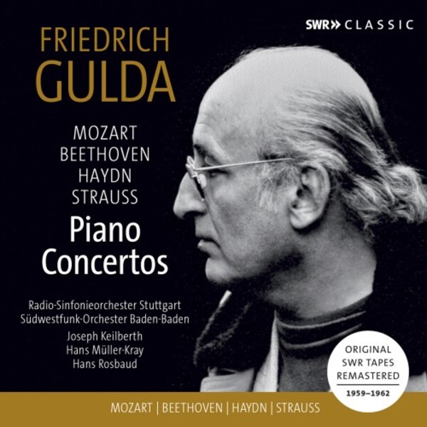 Friedrich Gulda plays Piano Concertos by Mozart, Haydn, Beethoven & R Strauss