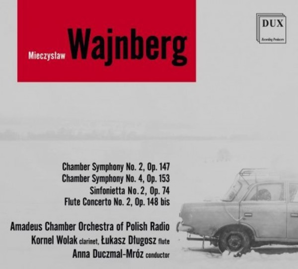 Weinberg - Chamber Symphonies 2 & 4, Sinfonietta no.2, Flute Concerto no.2 | Dux DUX163233