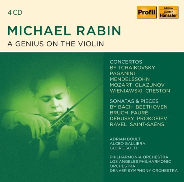 Michael Rabin: A Genius on the Violin | Haenssler Profil PH20003