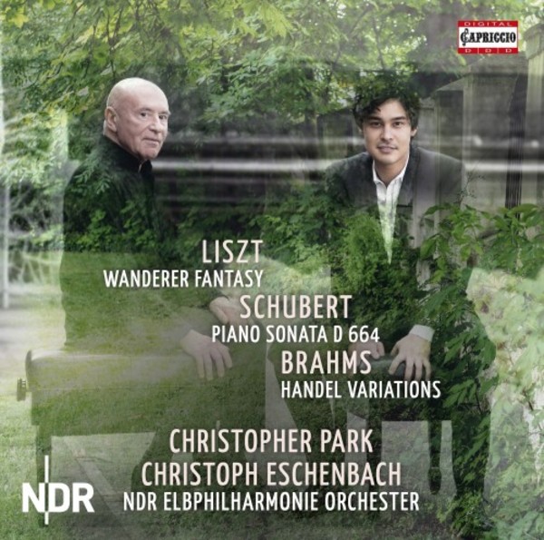 Liszt - Wanderer Fantasy; Schubert - Piano Sonata D664; Brahms - Handel Variations | Capriccio C5412