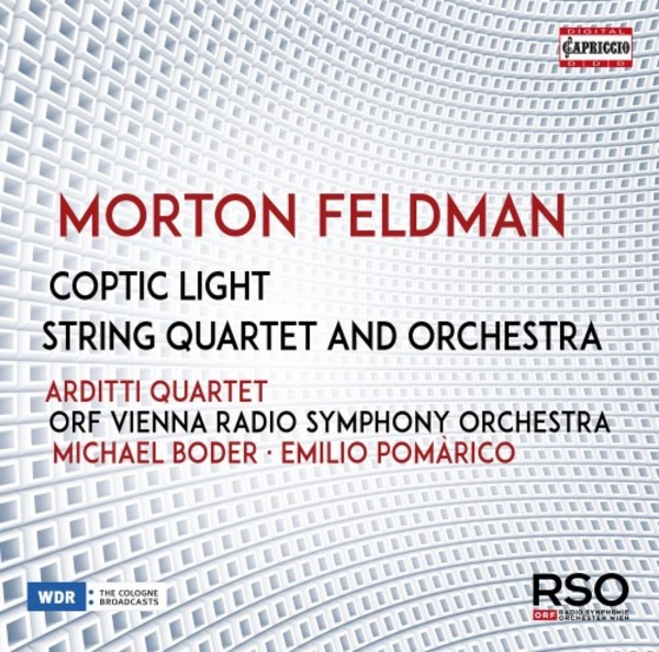 Feldman - Coptic Light, String Quartet and Orchestra | Capriccio C5378