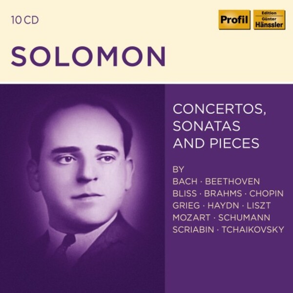 Solomon plays Concertos, Sonatas and other Pieces | Haenssler Profil PH20032