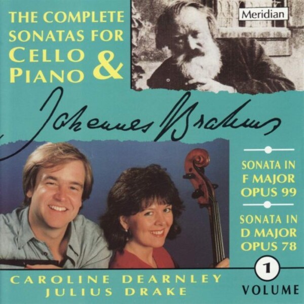 Brahms - Complete Cello Sonatas Vol.1 | Meridian CDE84223
