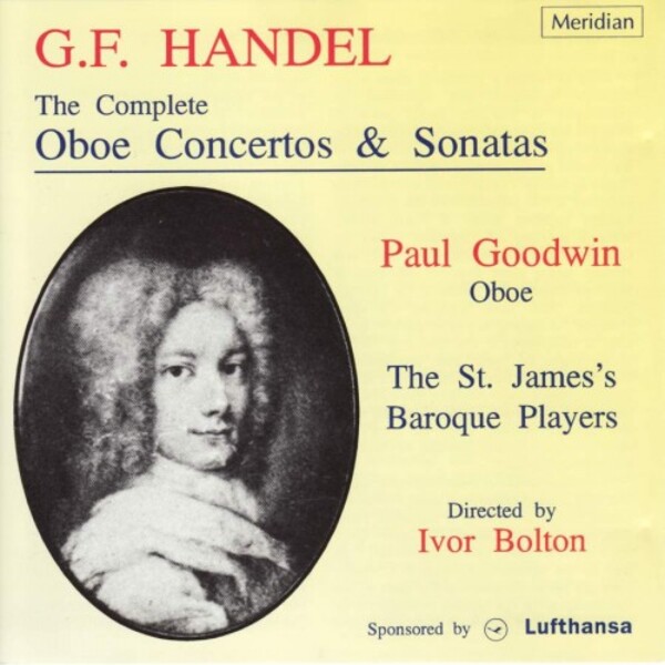 Handel - Complete Oboe Concertos & Sonatas | Meridian CDE84303