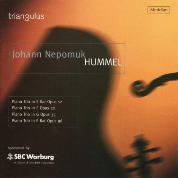 Hummel - Piano Trios | Meridian CDE84350