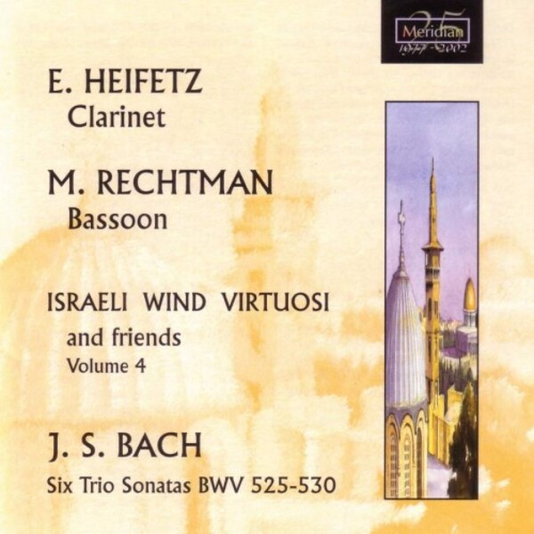 Israeli Wind Virtuosi and Friends Vol.4: JS Bach - 6 Trio Sonatas, BWV525-530 | Meridian CDE84471