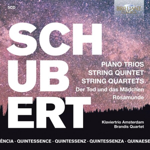 Schubert - Piano Trios, String Quintet, String Quartets | Brilliant Classics 96150
