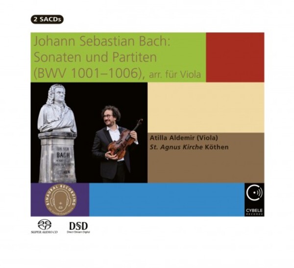 JS Bach - Sonatas & Partitas BWV10011006 (arr. for viola) | Cybele CYBELE2SACD231903