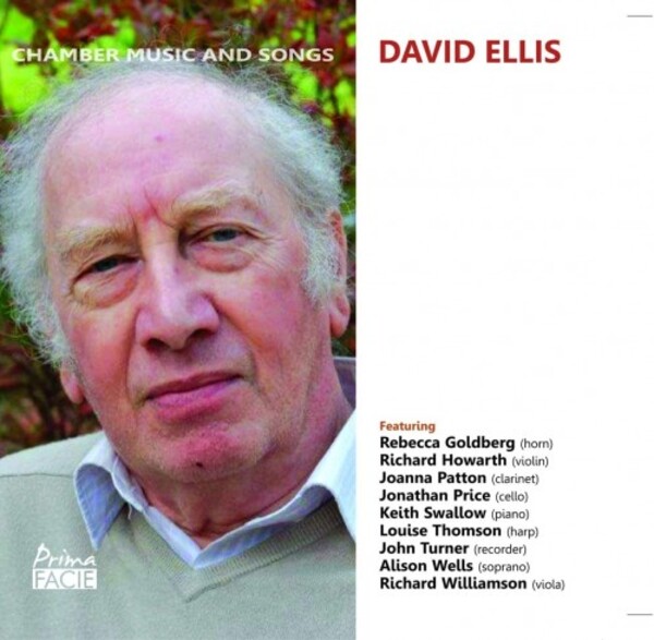 D Ellis - Chamber Music and Songs | Prima Facie PFCD138