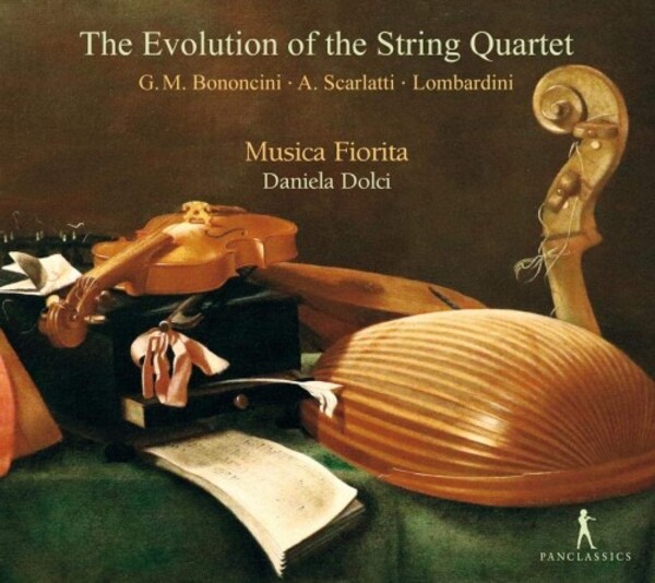 The Evolution of the String Quartet: GM Bonocini, A Scarlatti, Lombardini | Pan Classics PC10415