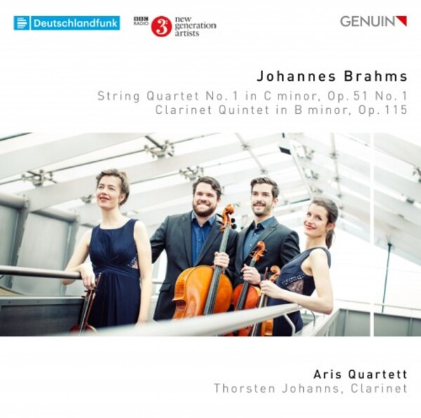 Brahms - String Quartet no.1, Clarinet Quintet | Genuin GEN20704