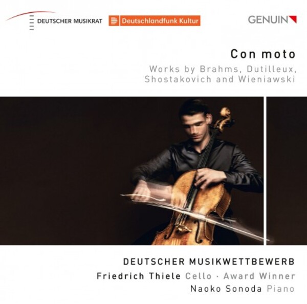 Con moto: Works by Brahms, Dutilleux, Shostakovich & Wieniawski | Genuin GEN20716