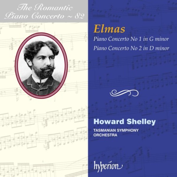 The Romantic Piano Concerto Vol.82: Elmas | Hyperion - Romantic Piano Concertos CDA68319