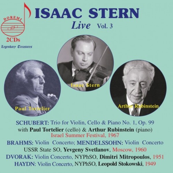 Isaac Stern Live Vol.3 | Doremi DHR81312