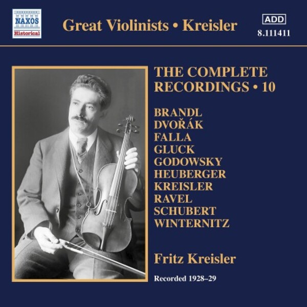 Kreisler: The Complete Recordings Vol.10 | Naxos - Historical 8111411