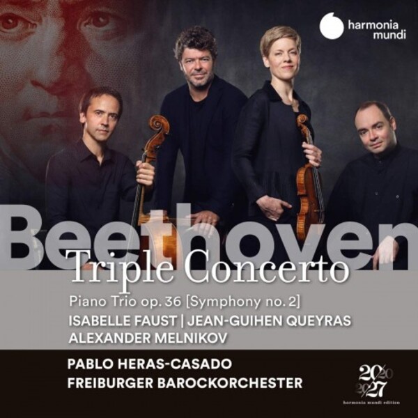 Beethoven - Triple Concerto, Symphony no.2 (arr. for piano trio) | Harmonia Mundi HMM902419