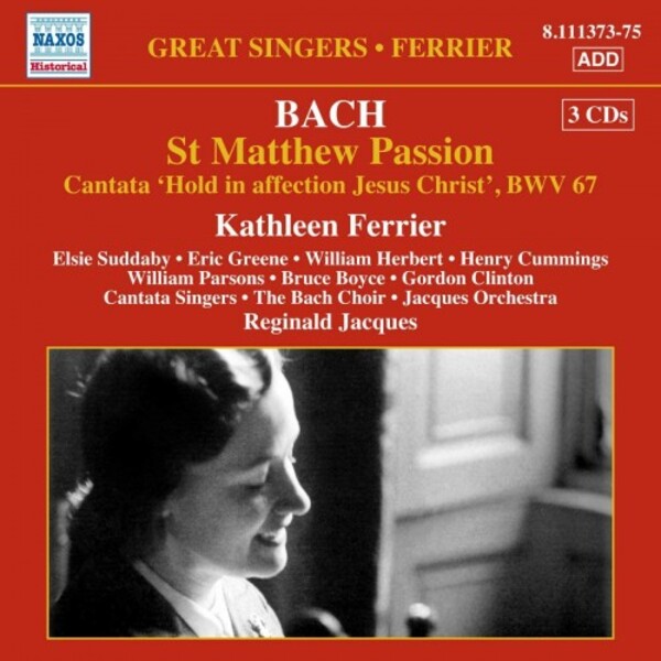 J S Bach - St Matthew Passion, Cantata BWV 67 | Naxos - Historical 811137375