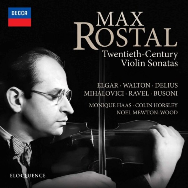 Max Rostal: Twentieth-Century Violin Sonatas | Australian Eloquence ELQ4829059