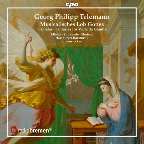 Telemann - Cantatas from Musicalisches Lob Gottes, Fantasies for Viola da Gamba | CPO 5553872