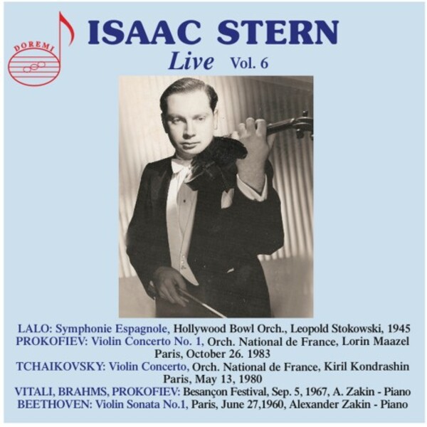 Isaac Stern Live Vol.6: Prokofiev & Tchaikovsky - Violin Concertos, etc. | Doremi DHR81378