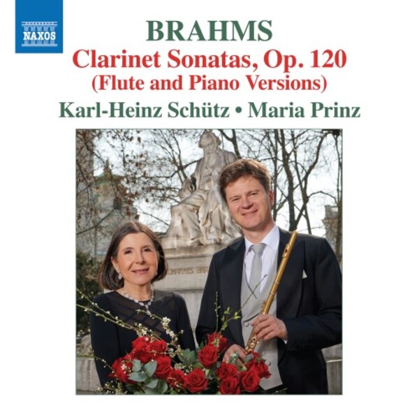 Brahms - Clarinet Sonatas & Lieder (arr. for flute & piano) | Naxos 8574291
