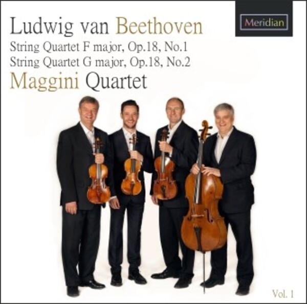 Beethoven - String Quartets op.18 nos 1 & 2 | Meridian CDE84660