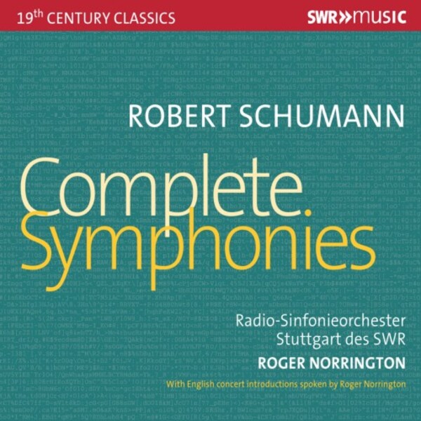 Schumann - Complete Symphonies | SWR Classic SWR19530CD