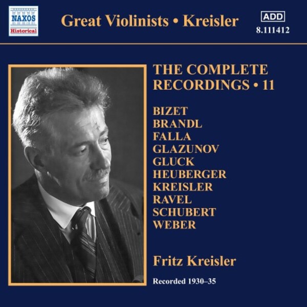 Kreisler: The Complete Recordings Vol.11 (193035)