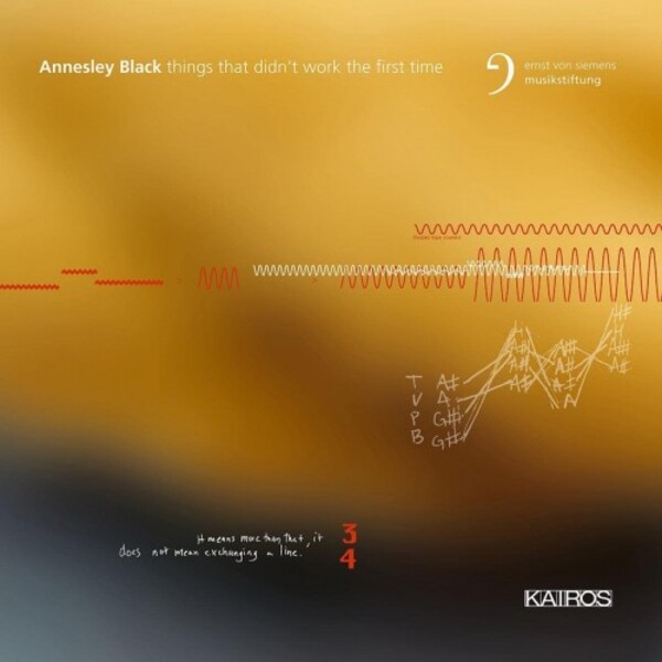 A Black - things that didn�t work out first time | Kairos KAI0018006