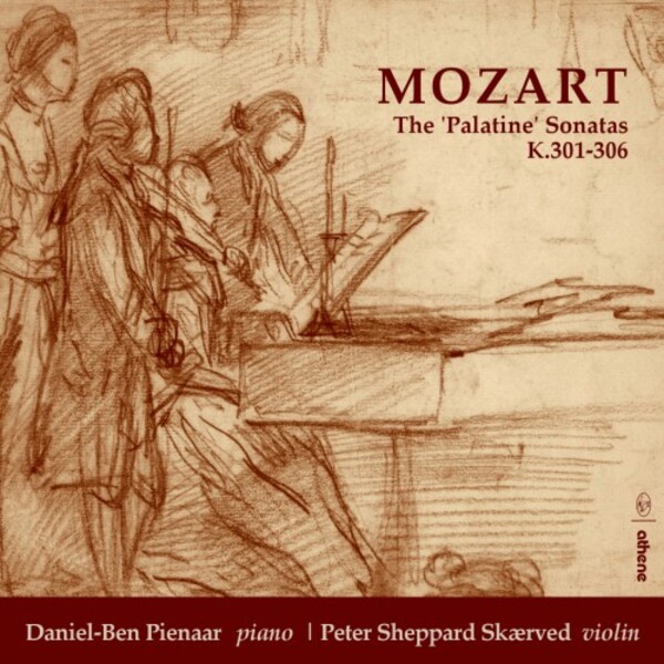 Mozart - The �Palatine� Sonatas for Piano with Violin, K301-306 | Divine Art - Athene ATH23212
