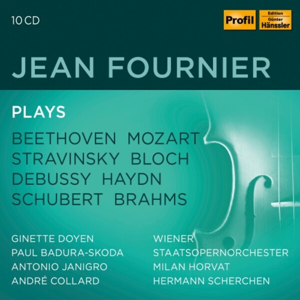 Jean Fournier plays Beethoven, Mozart, Stravinsky, Debussy, etc. | Profil PH22003