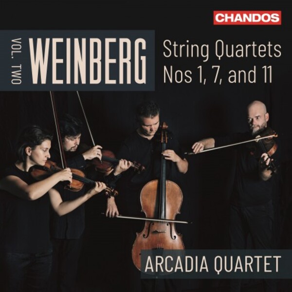 Weinberg: String Quartets Vol.2 | Chandos CHAN20174