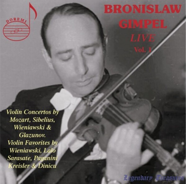Bronislaw Gimpel Live Vol.1 | Doremi DHR81634
