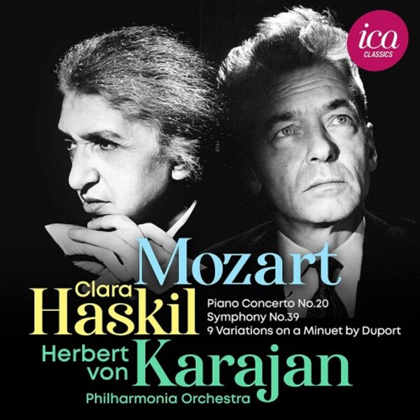 Mozart - Piano Concerto no.20, Symphony no.39, etc. | ICA Classics ICAC5166