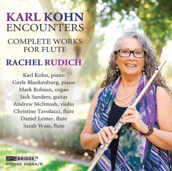 Kohn - Encounters: Complete Works for Flute | Bridge BRIDGE9566AB