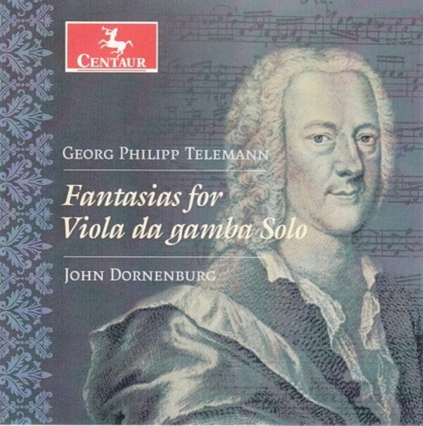 Telemann - Fantasias for Viola da gamba Solo | Centaur Records CRC3892