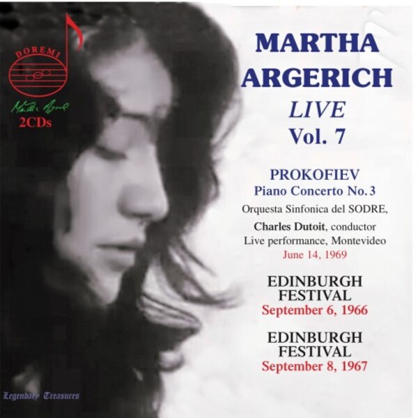 Martha Argerich Live Vol.7: Prokofiev & Edinburgh Festival Recitals | Doremi DHR8175-6