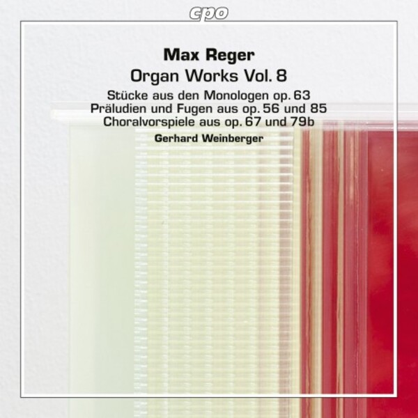 Reger - Organ Works Vol.8 | CPO 5553422