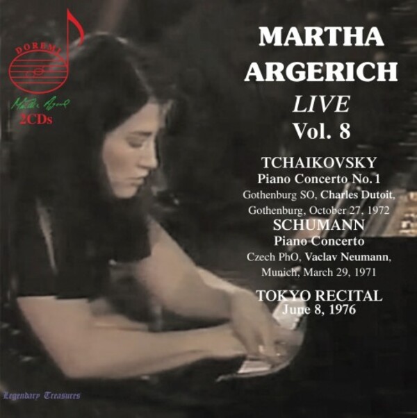Martha Argerich Live Vol.8: Tchaikovsky & Schumann Concertos + Tokyo Recital | Doremi DHR81812