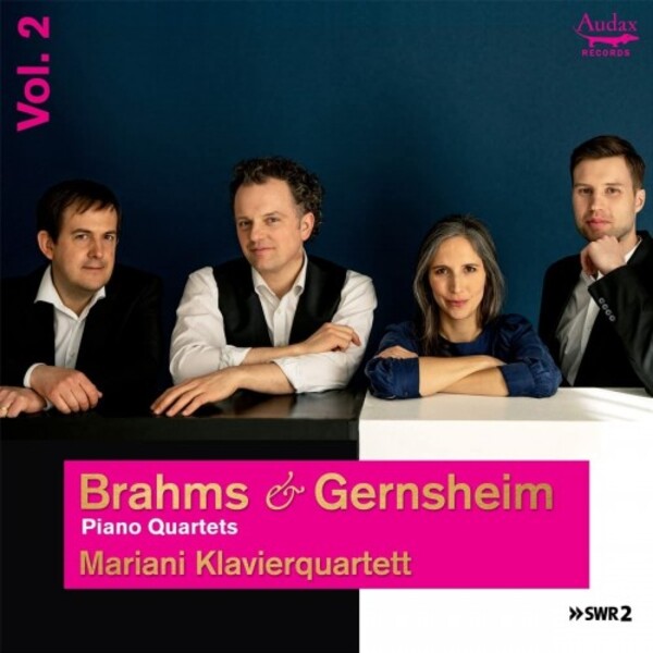 Brahms & Gernsheim - Piano Quartets Vol.2 | Audax ADX11202