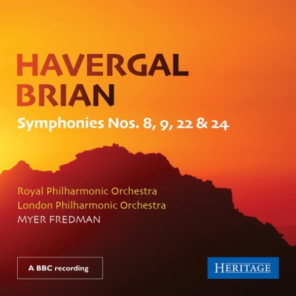 Brian - Symphonies 8, 9, 22 & 24 | Heritage HTGCD146