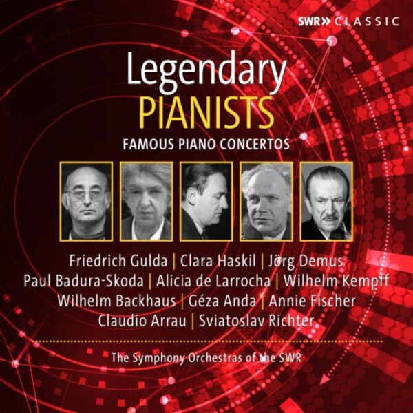 Legendary Pianists: Famous Piano Concertos | SWR Classic SWR19433CD