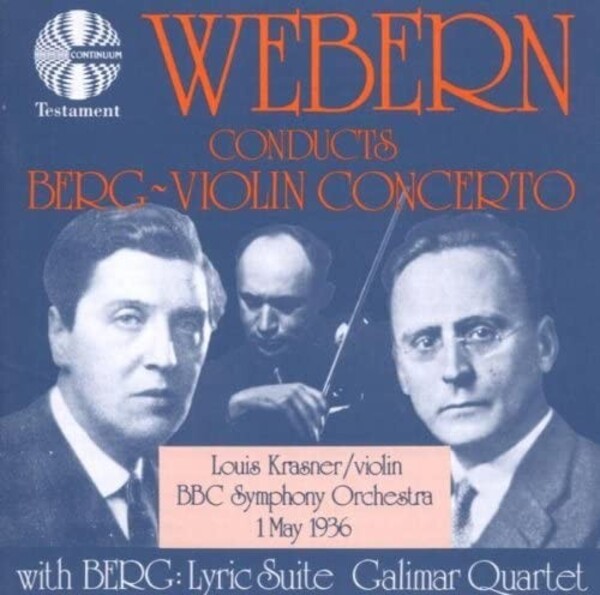 Webern conducts Berg Violin Concerto