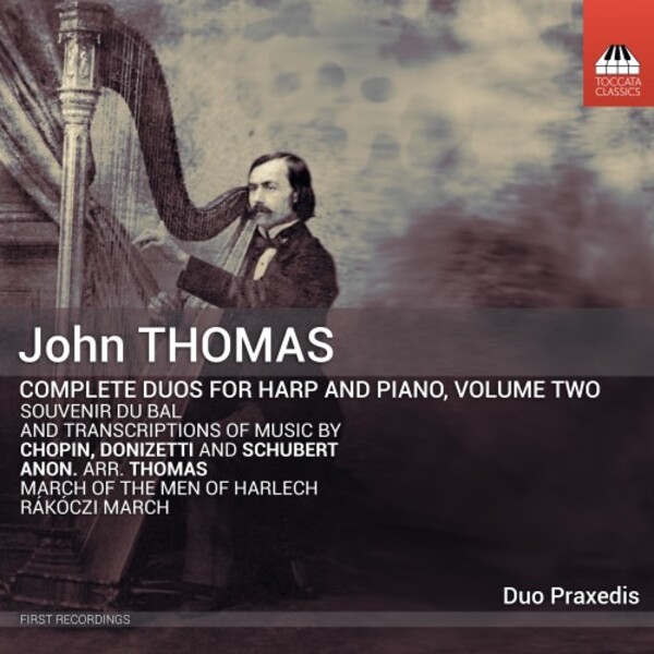 John Thomas - Complete Duos for Harp and Piano Vol.2 | Toccata Classics TOCC0566