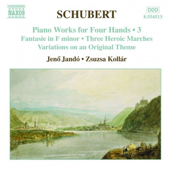 Schubert - Piano Works For 4 Hands vol. 3 | Naxos 8554513