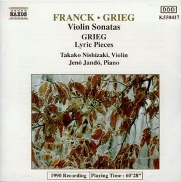 Franck/Grieg - Violin Sonatas | Naxos 8550417