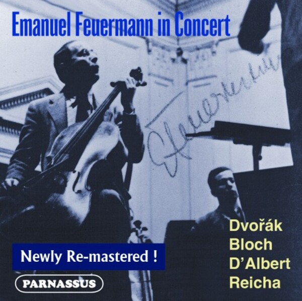 Emanuel Feuermann in Concert: Dvorak, dAlbert, Reicha | Parnassus PACD96089