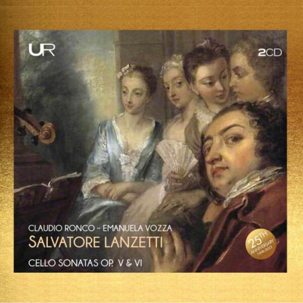 Lanzetti - Cello Sonatas, opp. 5 & 6 | Urania LDV14103