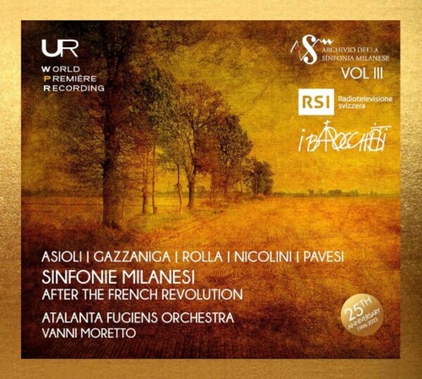 Sinfonie Milanesi after the French Revolution | Urania LDV14104